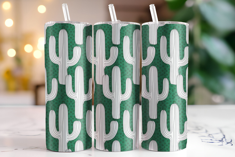 Cactus Tumbler Wrap | Sublimation | Tumblers