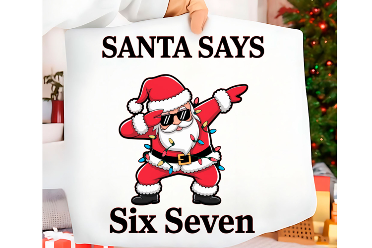 Funny Christmas Six Seven 67 Png t-shirt trendy design Png
