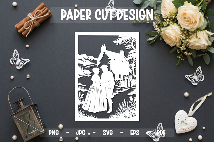 Romantic Couple Silhouette Image 13