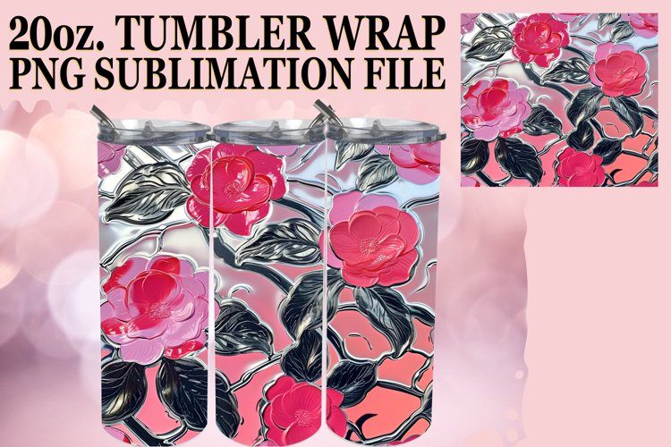 Charming Blossom Tumbler Wrap example image 1