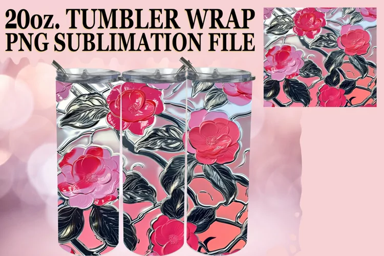 Charming Blossom Tumbler Wrap