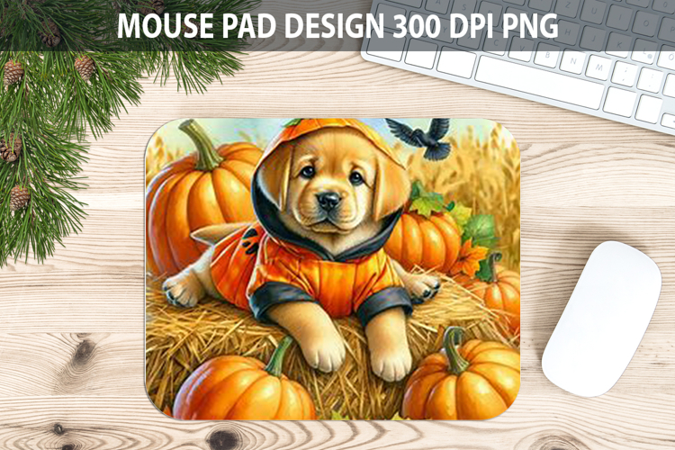 Watercolor Dog Mouse pad Sublimation - Animal PNG Design