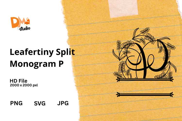 Floral Monogram Letter Svg Image 15