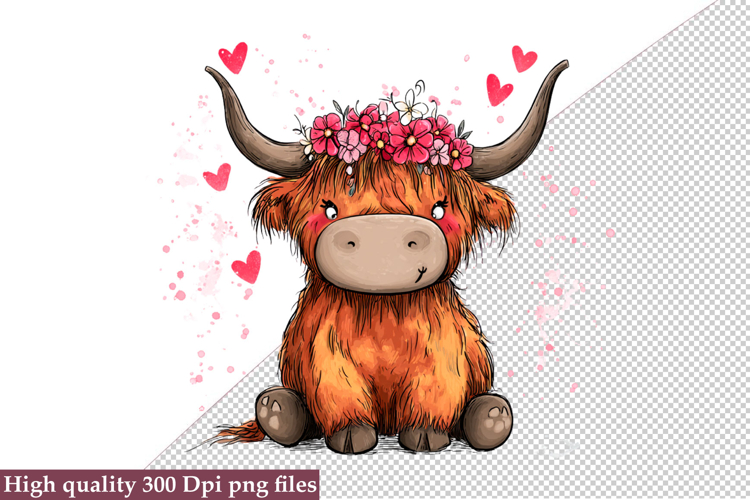 Cute Cow Clipart Image 13