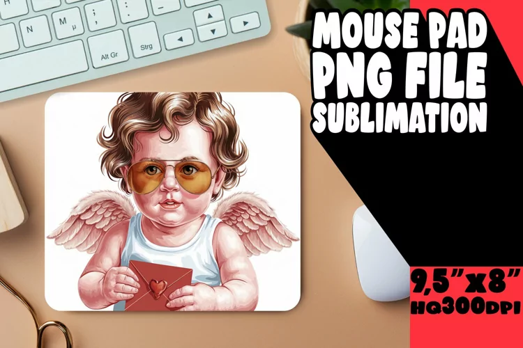 VIBRANT mouse MAT Innovative Art, Cupid