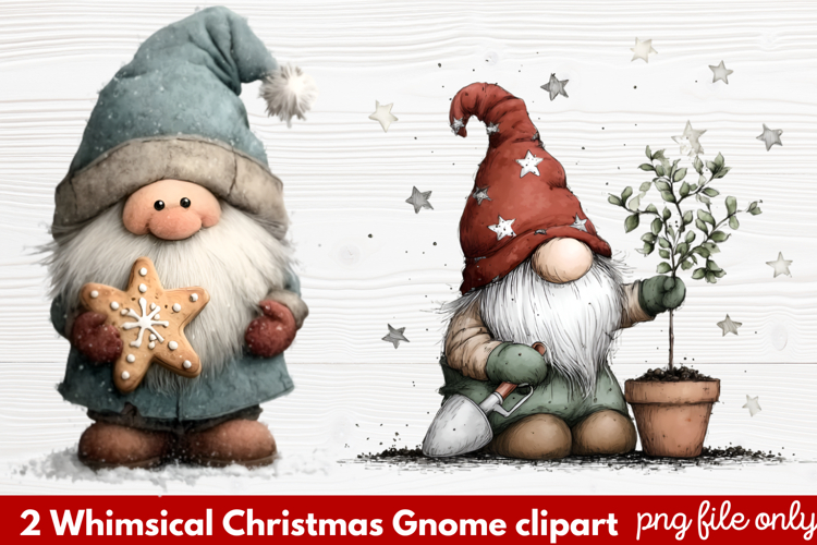 Cute Gnome Clipart Image 11