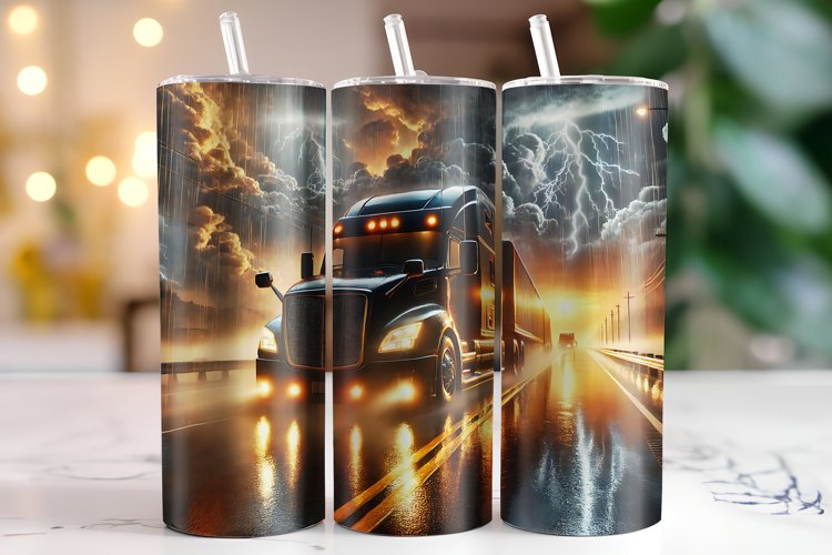 Truck Tumbler Wrap | Sublimation | Tumblers