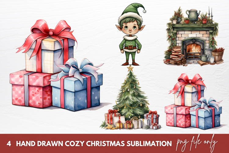 Christmas Watercolor Clipart Image 20
