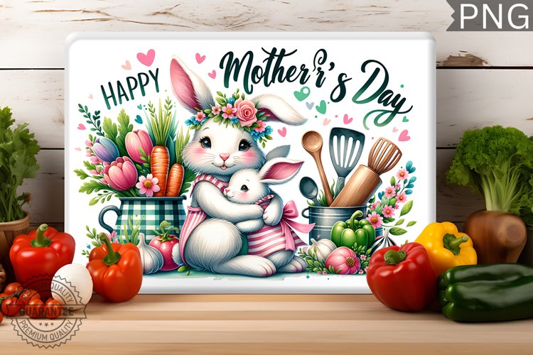 Happy mother's day Design, Mom Kitchen Sublimation example image 1