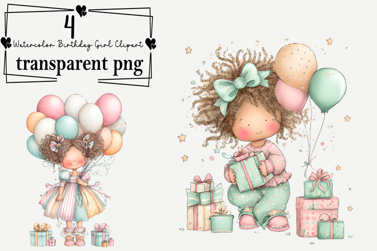 Birthday Girl Clipart Image 23