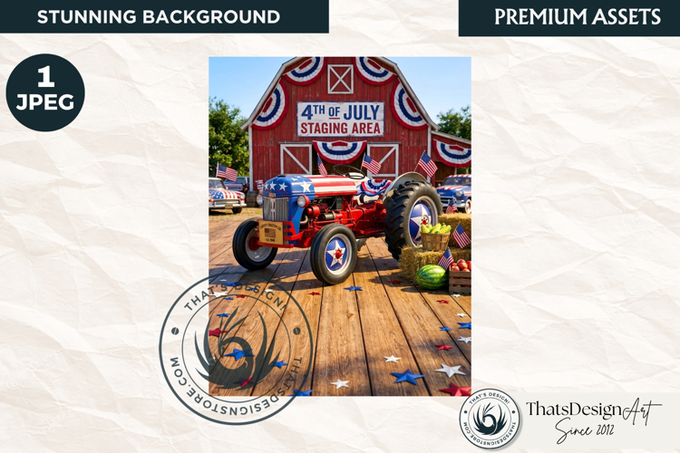 Patriotic Americana Backdrops - 4th of july backgrounds