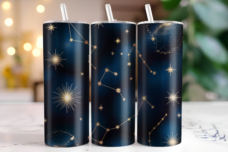 Celestial Tumbler Wrap | Sublimation | Tumblers