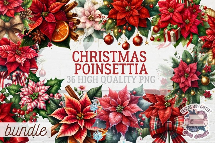Christmas Floral Svg Image 6
