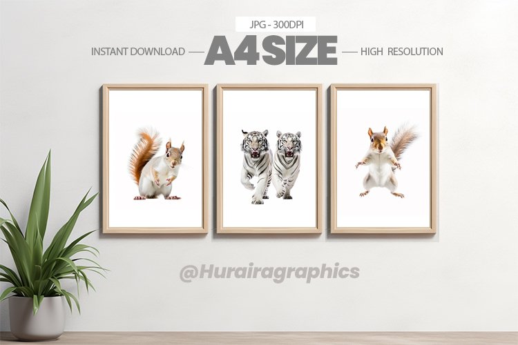Animal Wall Art - 03 Variations
