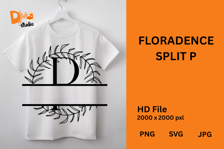Floral Monogram Letter Svg Image 24