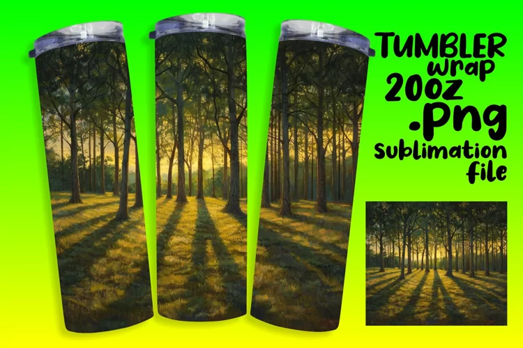 Nature's Canvas Tumbler Wrap 20oz