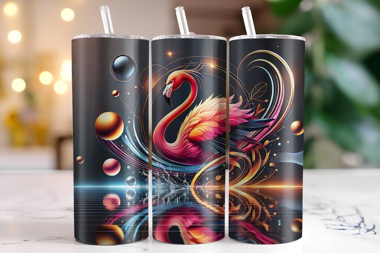 Flamingo Tumbler Wrap | Sublimation | Tumblers