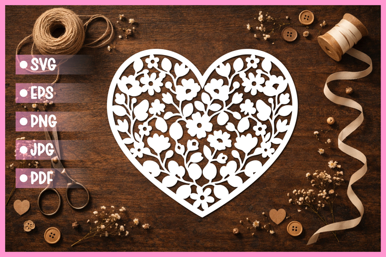 Heart Valentine Svg Image 23