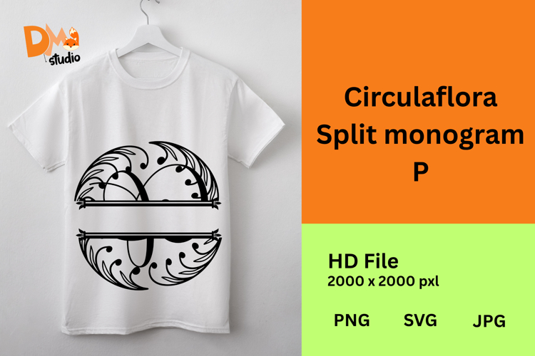 Circulaflora Split Monogram