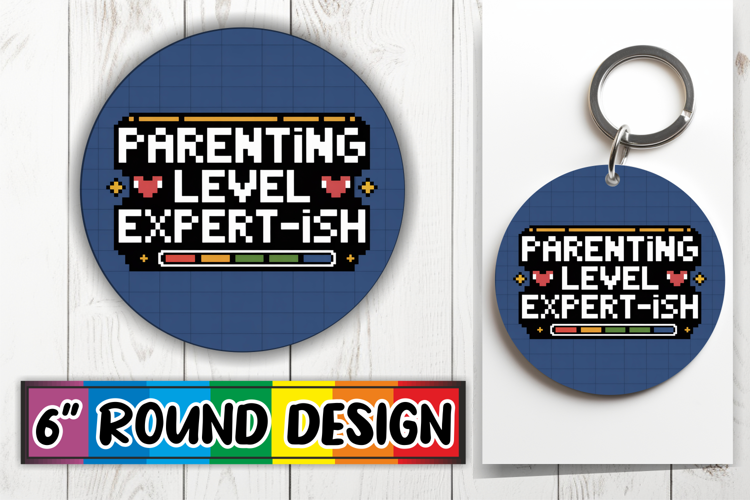 Unique Circle Keychain Magic, Sarcastic Quote