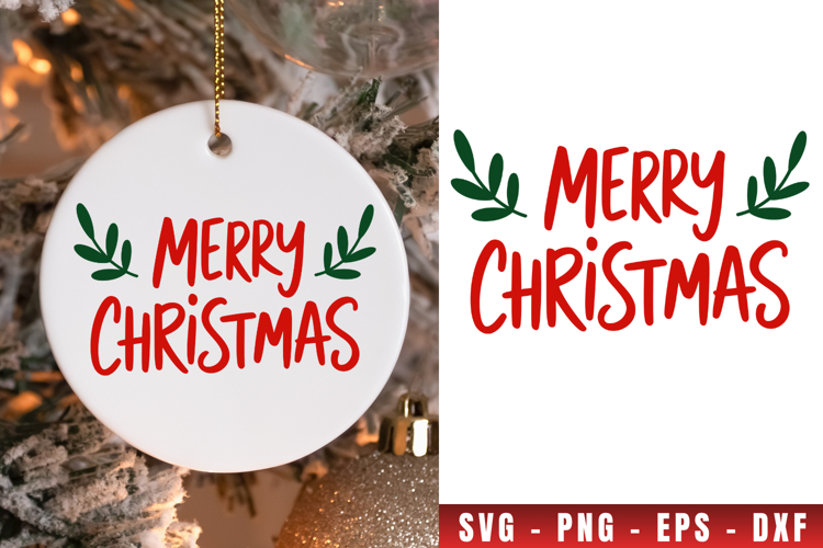Merry Christmas Tree Svg Image 7