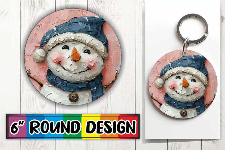 Cute Snowman Clipart Image 3