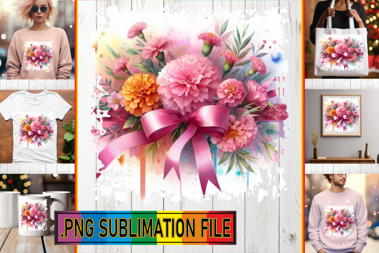 Messy Bun Sublimation Designs Image 12