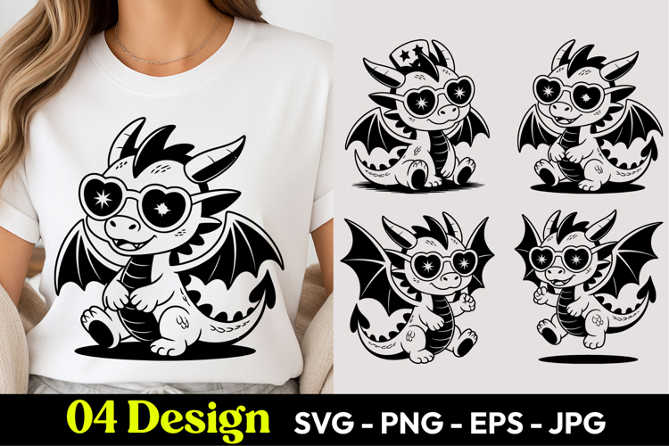 Cute Dragon SVGs Image 4