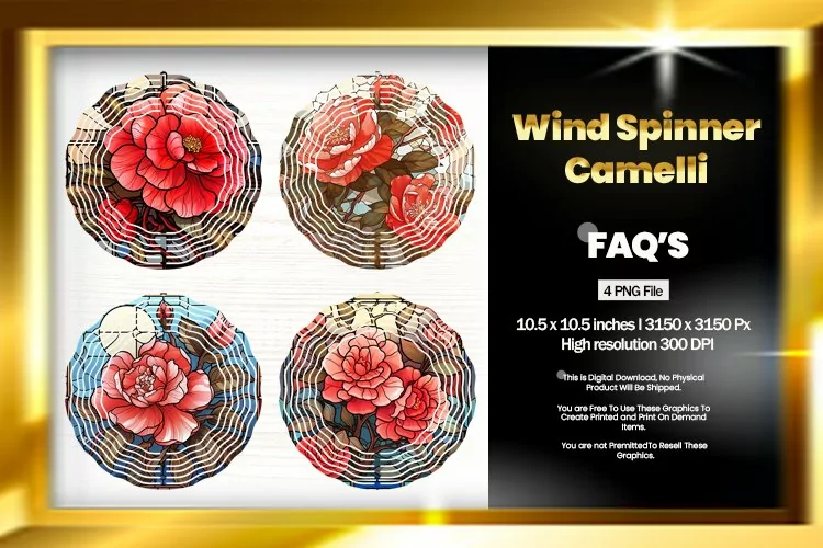 Camelli Wind Spinner Sublimation - 04 Variations