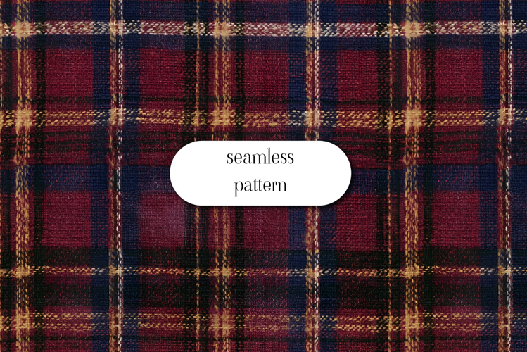 Burgundy Gold Tartan Seamless Pattern Digital Paper Texture