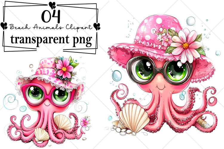 Watercolor Beach Clipart Image 20
