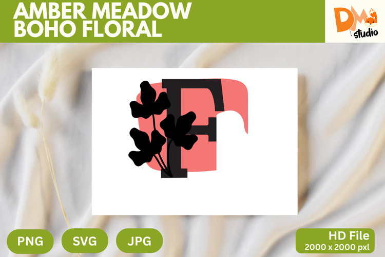 Boho Floral Svg Image 5