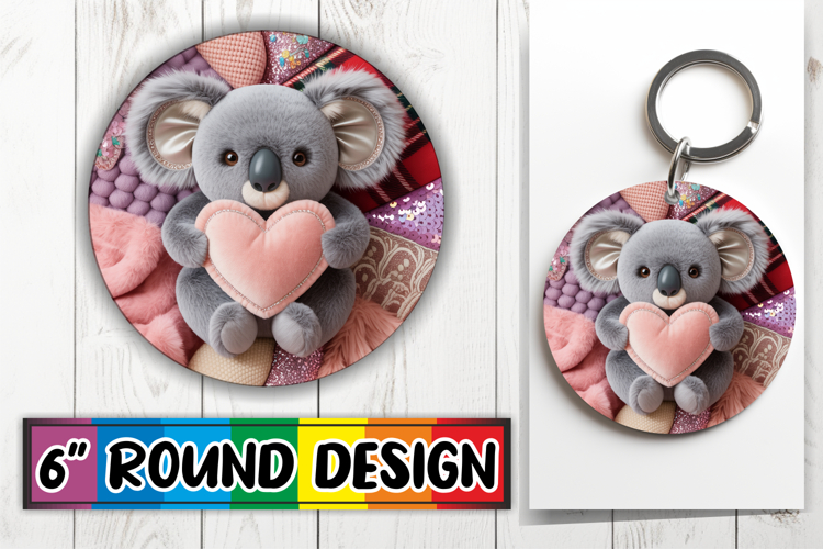 Radiant Round Designs for Gifts, Valenines Animals