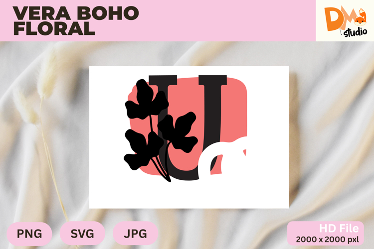 Boho Floral Svg Image 6