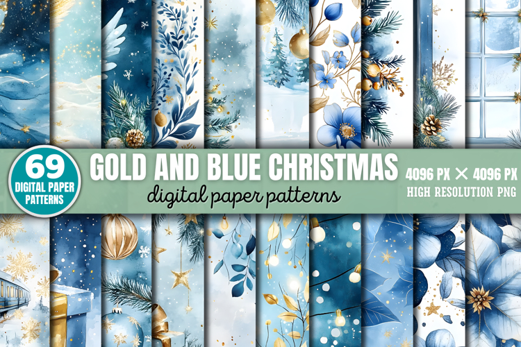 Gold Christmas Background Image 6