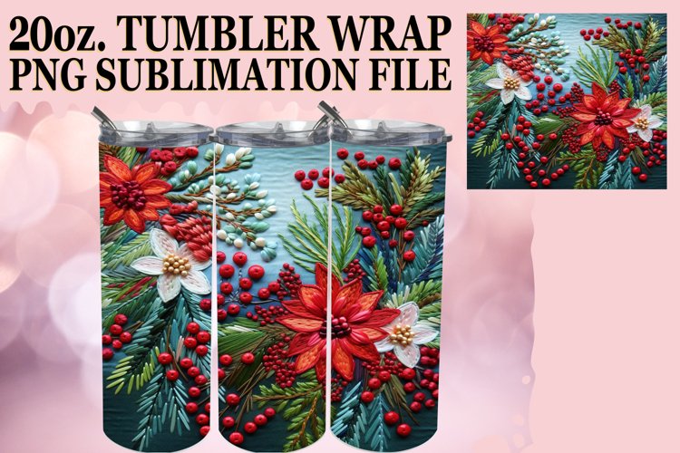 Christmas Tumbler Wrap