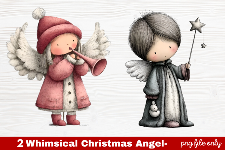 Christmas Angel Clipart Image 6