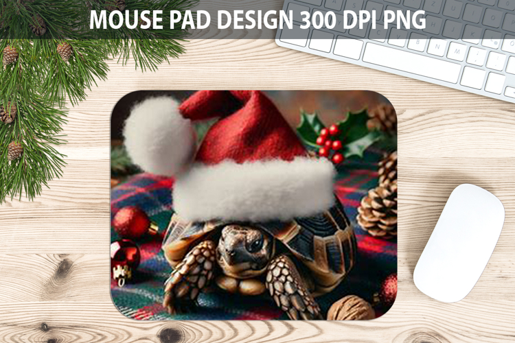 Christmas Kangaroo Pad Sublimation - Animal PNG Design