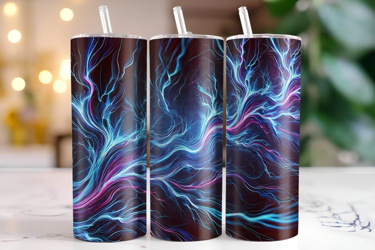 Abstract Waves Tumbler Wrap | Sublimation | Tumblers