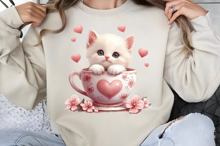 Cute Cat Clipart Image 13