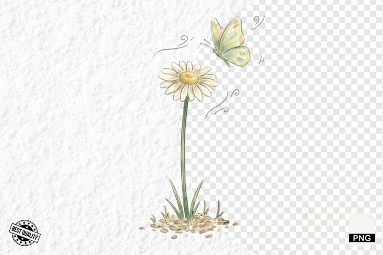 Daisy Flower Clipart Image 3
