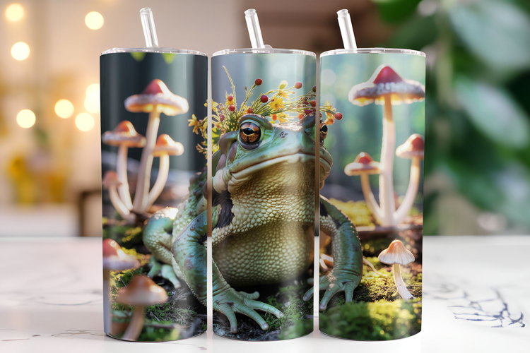 Frog Tumbler Wrap | Sublimation | Tumblers