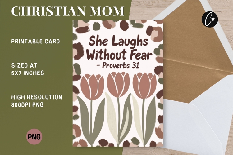 Christian Mothers Day Card | Bible Verse Printable