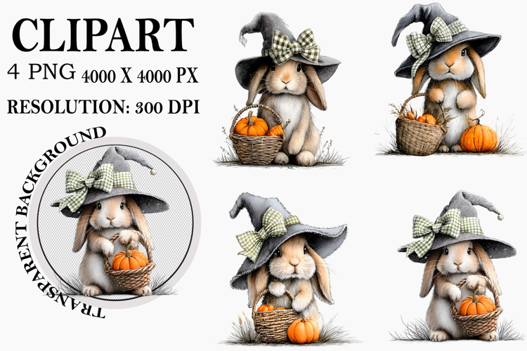 Halloween Bow Clipart Watercolor PNG