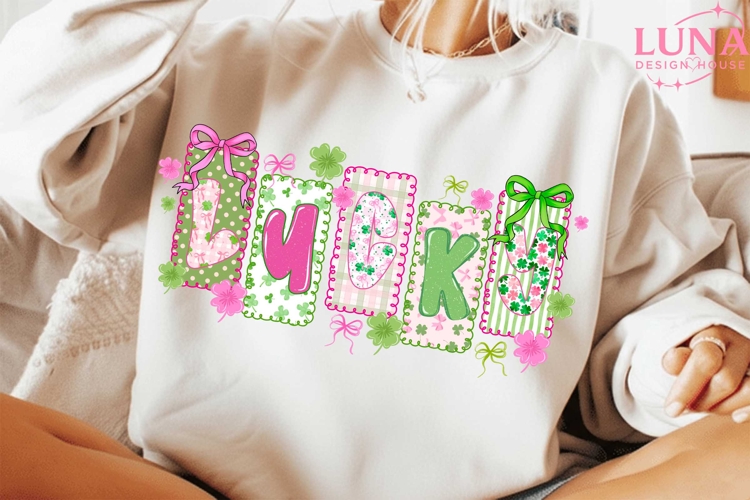 Preppy Lucky Png Blessed Vibes Png, Not Lucky Simply Blessed