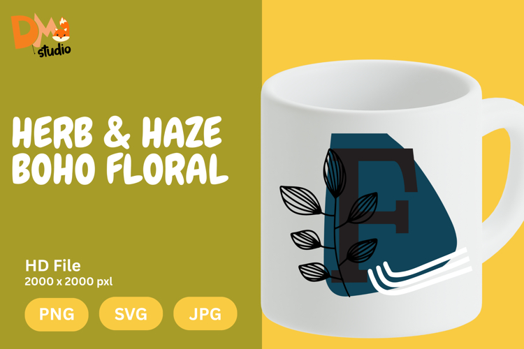 Boho Floral Svg Image 5
