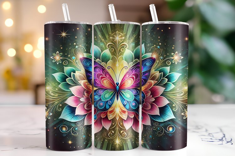 Butterfly Tumbler Wrap | Sublimation | Tumblers