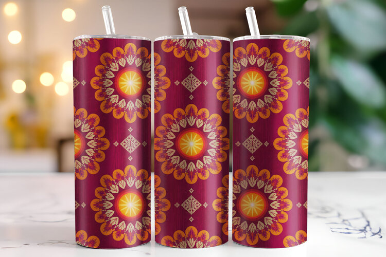 Abstract Tumbler Wrap | Sublimation | Tumblers example image 1