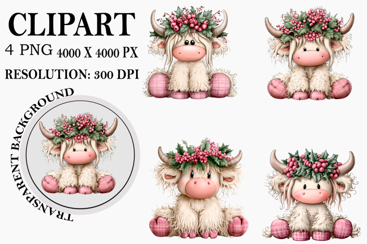 Highland Cow Clipart Image 5