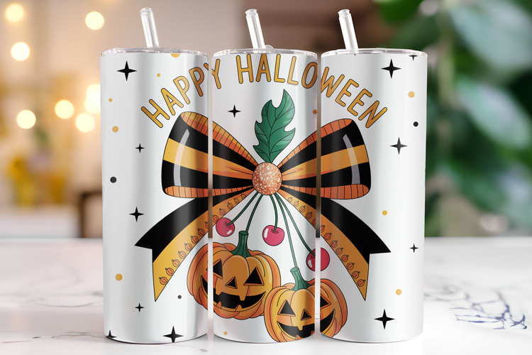 Happy Halloween Tumbler Wrap | Sublimation | Tumblers